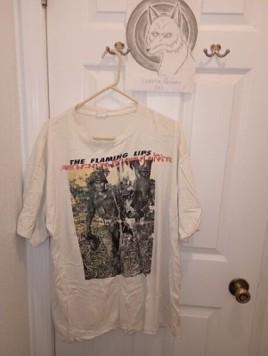 Vintage Flaming Lips Vintage Oklahoma City Concert XL 1994 Double Sided T-Shirt
