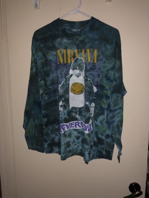 Vintage 90s Nirvana Kurt Cobain 1992 Ireland Tour t shirt