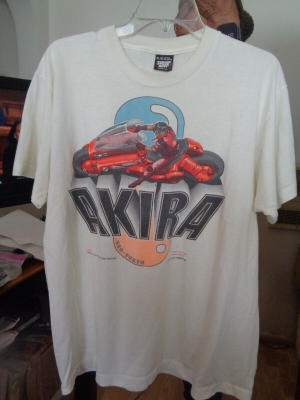 Vintage AKIRA Katsuhiro Otomo 1988 NEO-TOKYO Cyberpunk T SHIRT Streamline-Kimono XL