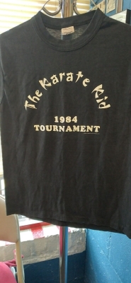 Vintage 1984 Karate Kid Movie Promo Muscle Shirt M Cult Classic Cobra Kai