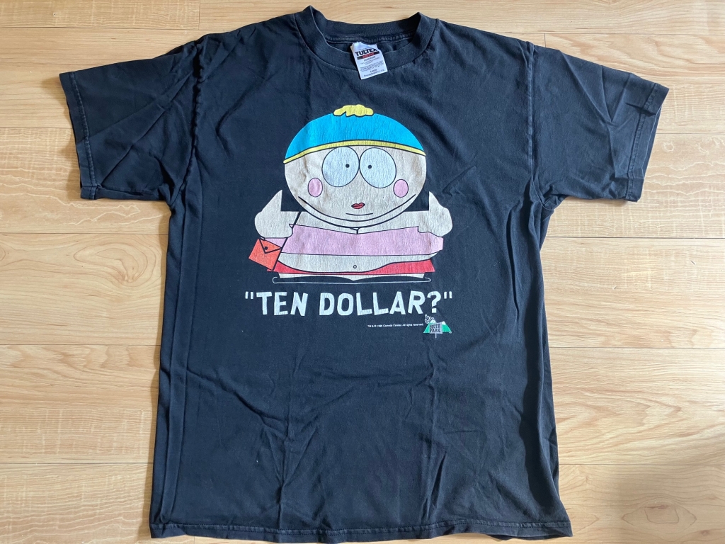 vintage south park t-shirt 1990s ten dollar? prostitute cartman