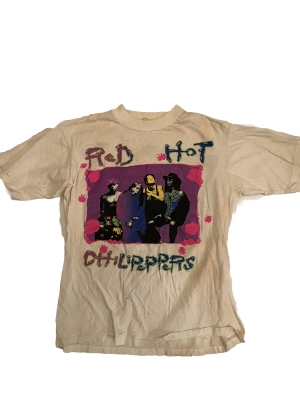 Vintage 1990 Red Hot Chili Peppers VTG original Zebra T-Shirt