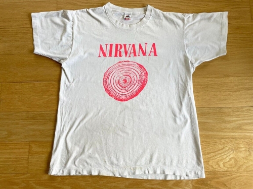 Vintage 1989 Nirvana Bleach T-Shirt Vestibule, Sub Pop, Original Owner, XL