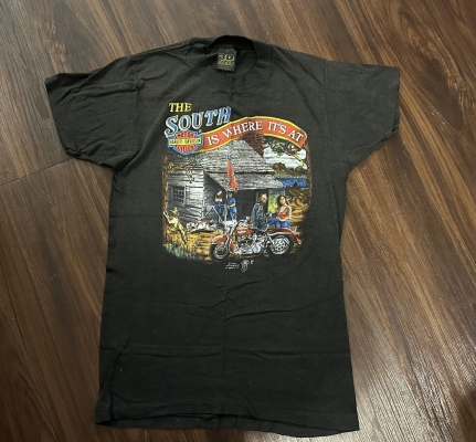 VTG 80's 1987 Harley Davidson 3D Emblem T-Shirt M