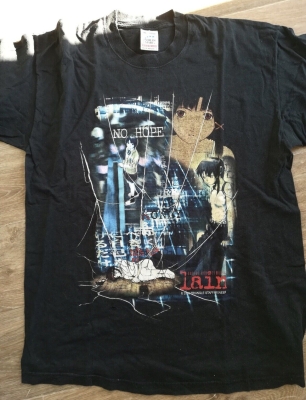 vintage 1990s serial experiments lain t-shirt