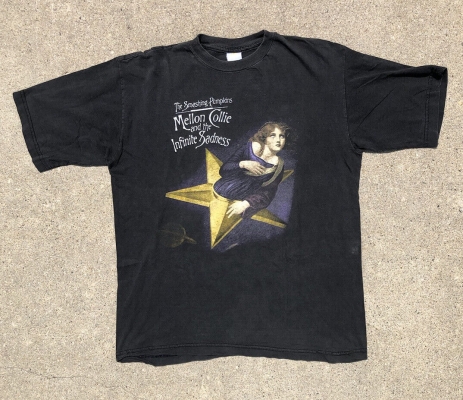 Vintage Smashing Pumpkins Mellon Collie Europe Tour Bootleg T-Shirt