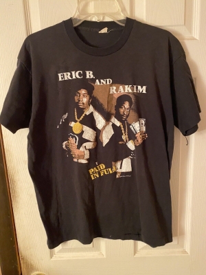 Vintage Eric B. And Rakim Paid In Full Concert T-Shirt rap tee