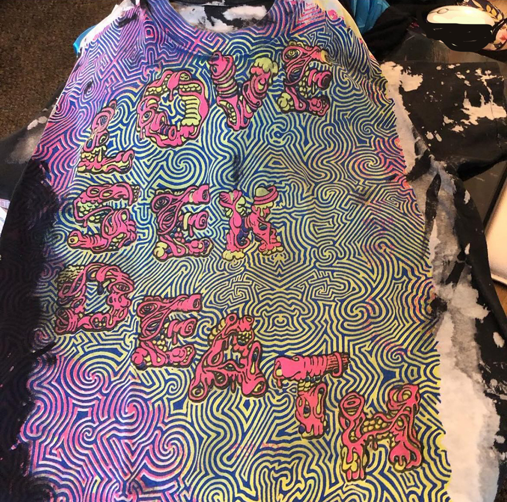 vintage LSD LOVE SEX DEATH t-shirt Mosquitohead