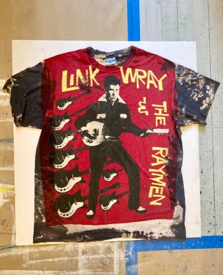 Vintage Signed Mosquitohead Link Wray T-Shirt