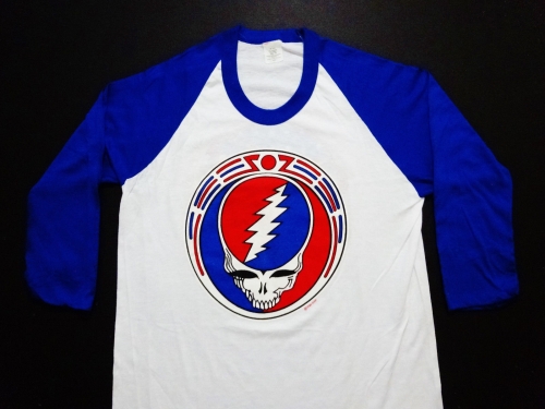 Vintage Grateful Dead Shirt T Shirt Vintage 1985 Owsley Stanley Belt Buckle Art GD L New