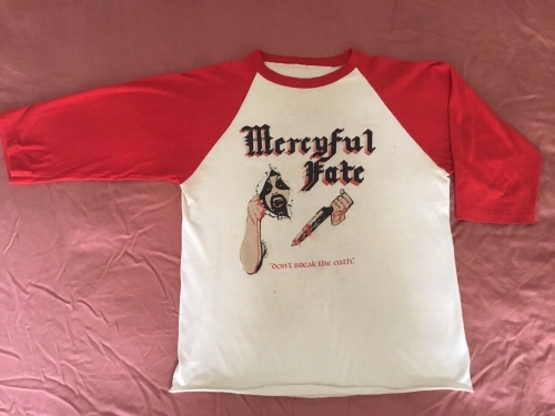 Vintage MERCYFUL FATE Vintage Jersey Shirt DON’T BREAK THE OATH US Tour ‘84 KING DIAMOND