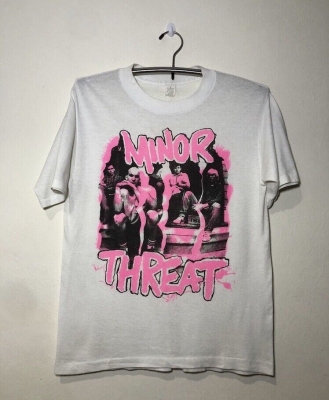 Vintage MINOR THREAT 1980s T SHIRT Hardcore Punk
