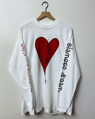 Vintage Smashing Pumpkins Siamese Dream White Long Sleeve T Shirt Size XL