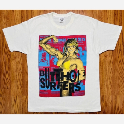 Vintage BUTTHOLE SURFERS TSHIRT DON ROCK 1995 MENS XL