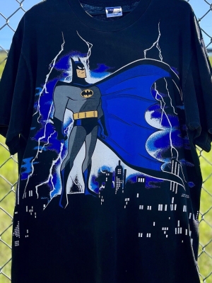 Vintage 1994 Batman The Animated Series AOP Graphic Sz XL