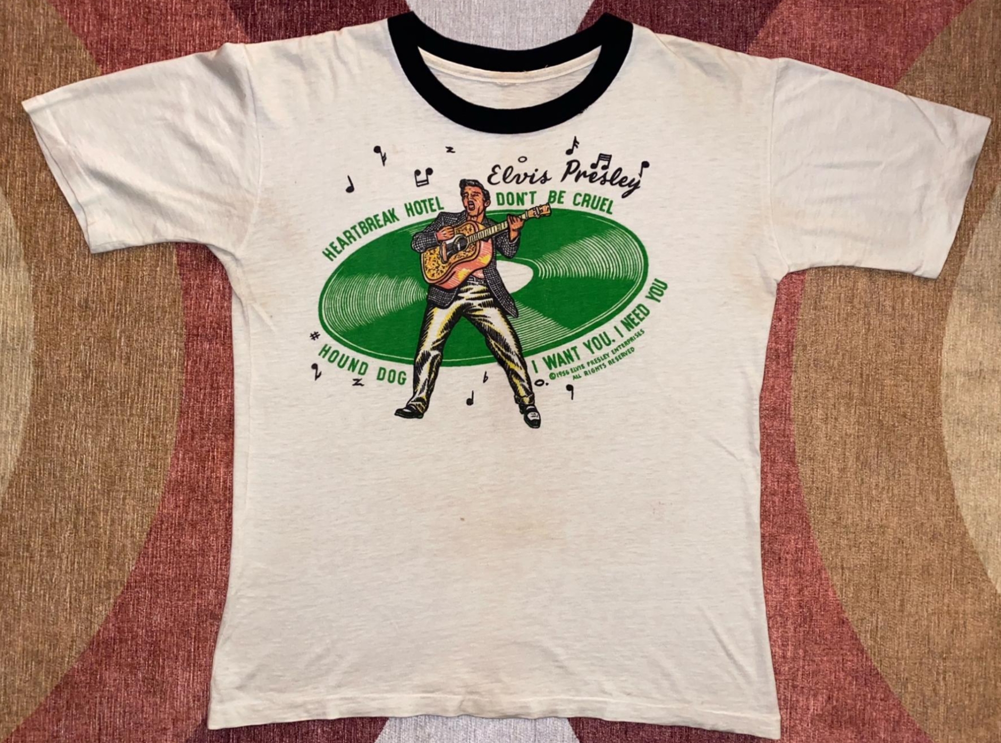 Vintage 1956 Elvis Presley Enterprises T-Shirt
