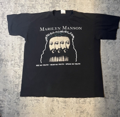 Vintage 1996 Marilyn Manson Believe Winterland T-Shirt