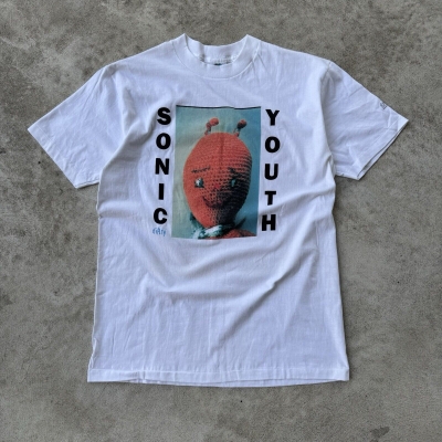 Vintage Sonic Youth Band Tee Large Dirty Album USA Rock DGC Records Promo