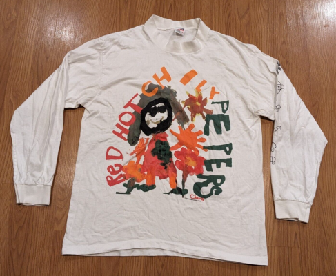 Vintage 1994 Anvil RED HOT CHILI PEPPERS T-Shirt Long-Sleeve Clara