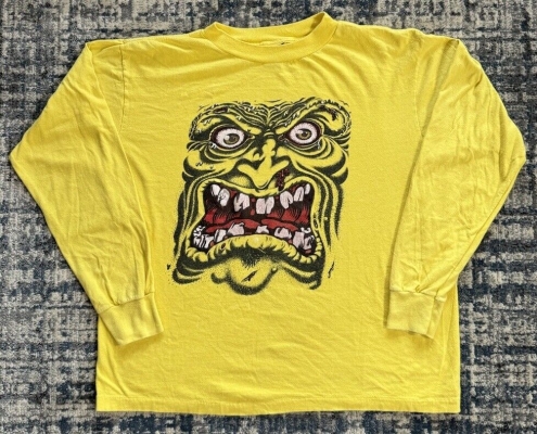 Vintage 80s Santa Cruz Skateboards Rob Roskopp Face Long Sleeve T Shirt XL