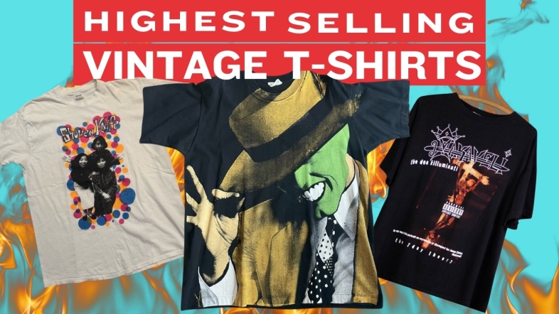 Highest selling vintage t-shirts on eBay in 2025