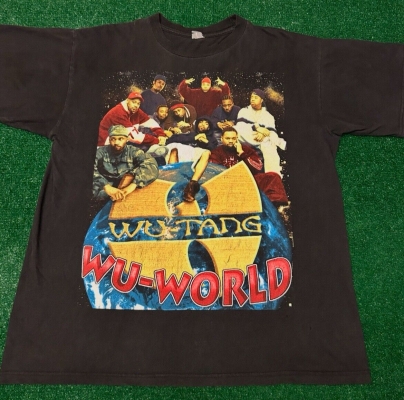 Vintage 1990s Wu-Tang Clan Wu World ODB Raekwon T-Shirt