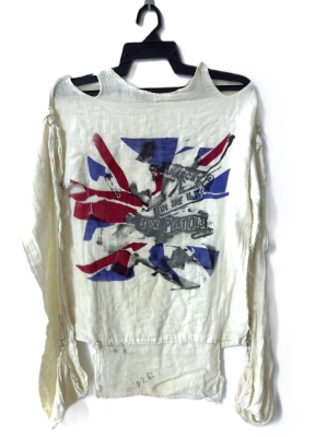 BOY SEDITIONARIES SEX PISTOLS ANARCHY IN THE UK MUSLIN SHIRT
