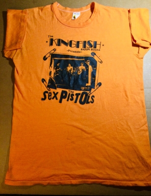 1978 SEX PISTOLS US TOUR T SHIRT KINGFISH CLUB BATON ROUGE LA