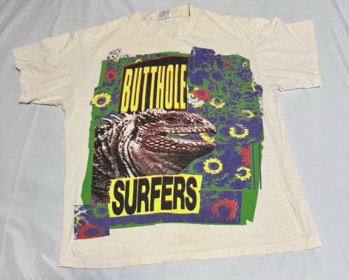 Vintage 1991 BUTTHOLE SURFERS VINTAGE TOUR SHIRT XL 1991 