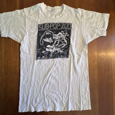 Nirvana Sub Pop 200 Show Concert Band T-shirt 1988