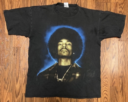 Vintage Snoop Dogg Afro Death Row Records Shirt, Size XL