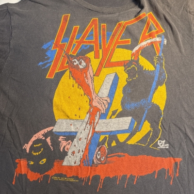 Vintage Slayer Shirt XL Reign In Blood Tour 86’ Def Jam