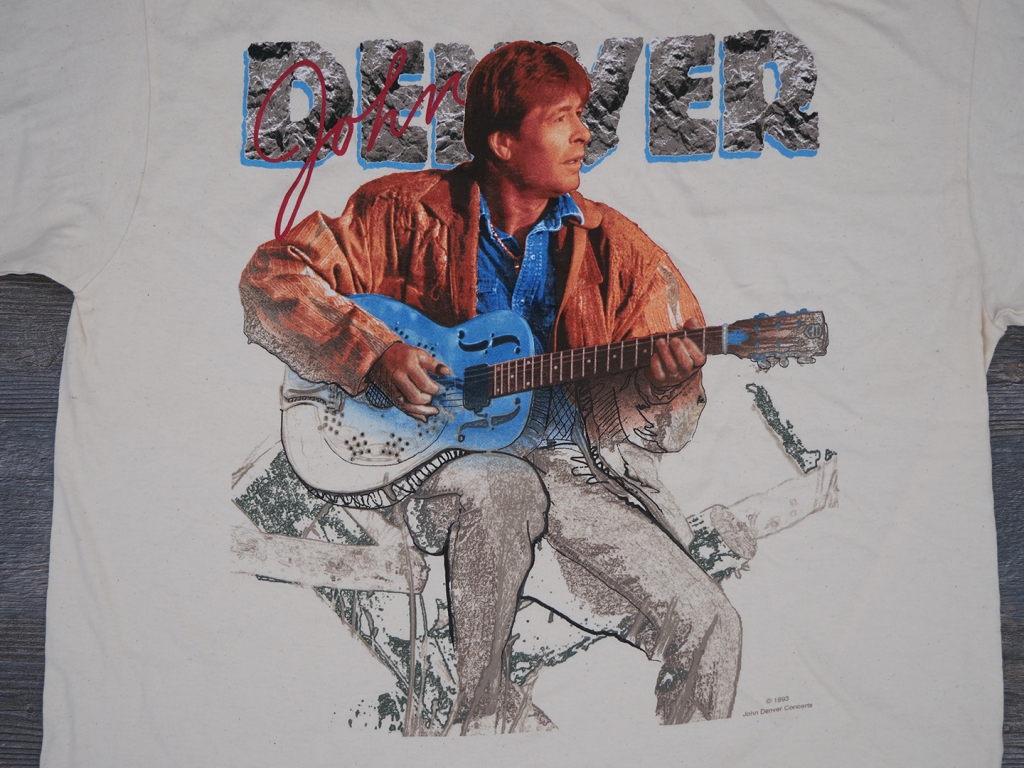 john denver t-shirt by dave gardner