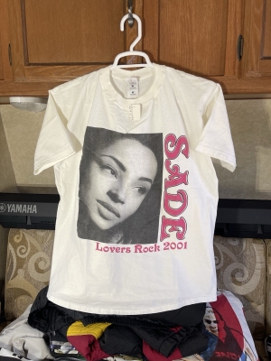 Vintage 2001 Sade Lover's Rock T-Shirt Double Sided Size XL