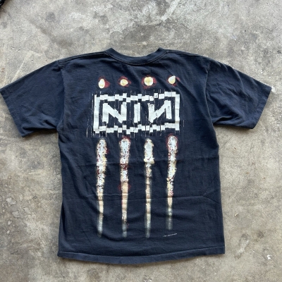 Vintage 1994 Woodstock/Glitch Downward Spiral Nine Inch Nails T-shirt