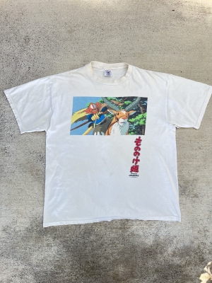 Vintage 1997 Princess Mononoke Smiling San Tee Shirt Size L