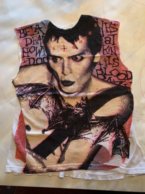 Vintage Peter Murphy T-Shirt Artistique Et Sentimental