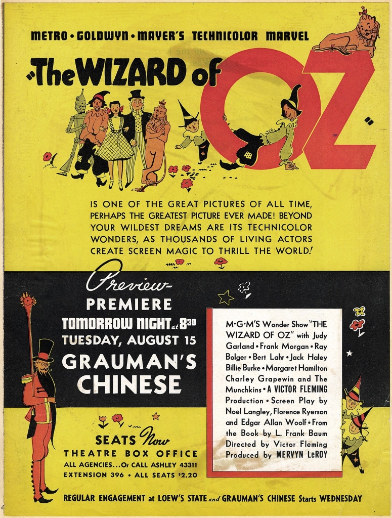 Wizard of Oz Grauman's Chinese Theatre Premiere