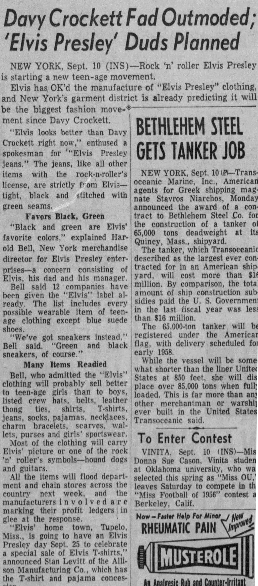 Elvis Concessions Article