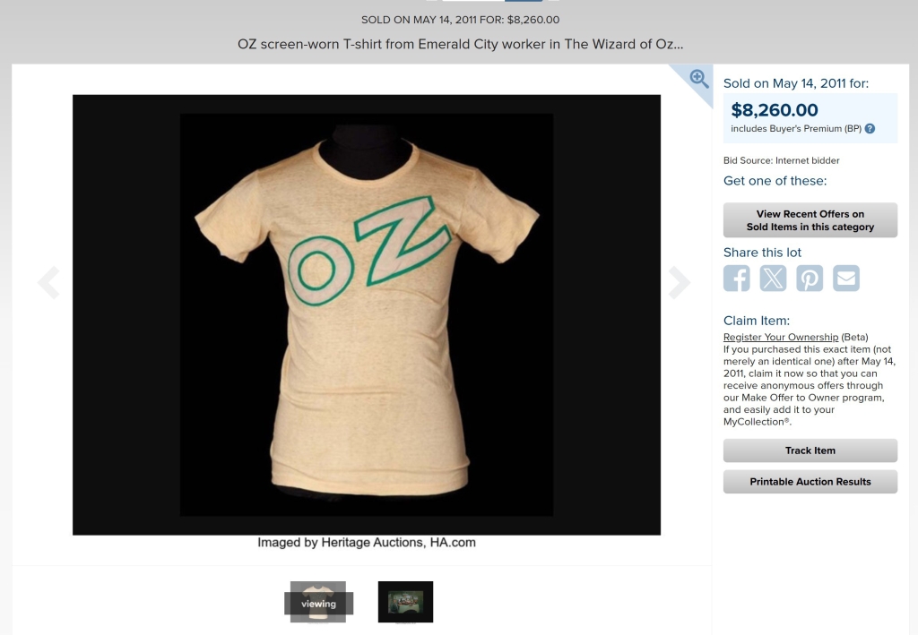 Ding-Dong: The Wizard of Oz T-Shirt Myths Are Dead