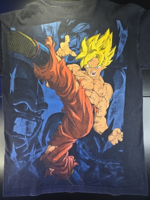 Vintage Dragonball Z Goku Vs. Villans Peyote AOP, Sz XL