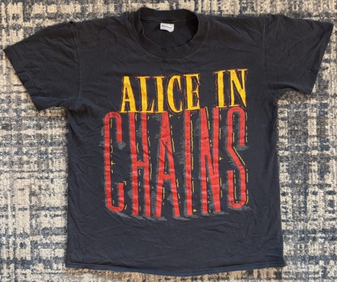 Vintage 1989 Alice In Chains Social Parasite T Shirt Size M 