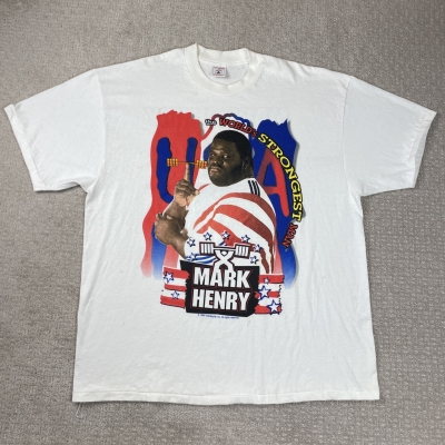 Vintage 1996 Mark Henry WWF Wrestling Debut T Shirt 2XL