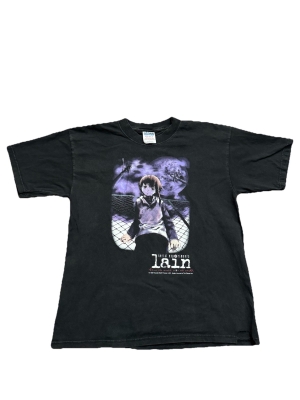 10. Vintage 1999 Serial Experiments Lain Anime T-shirt