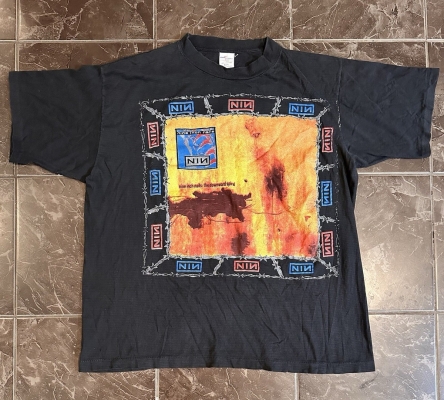 Most Expensive Highest Selling Vintage Nine Inch Nails T-Shirts