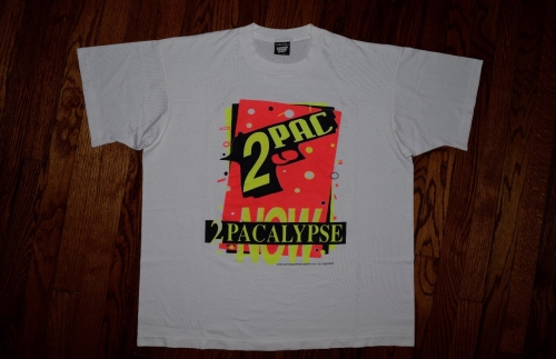 Vintage 1992 2PACALYPSE NOW interscope tnt records 90s t-shirt, tupac 2pac