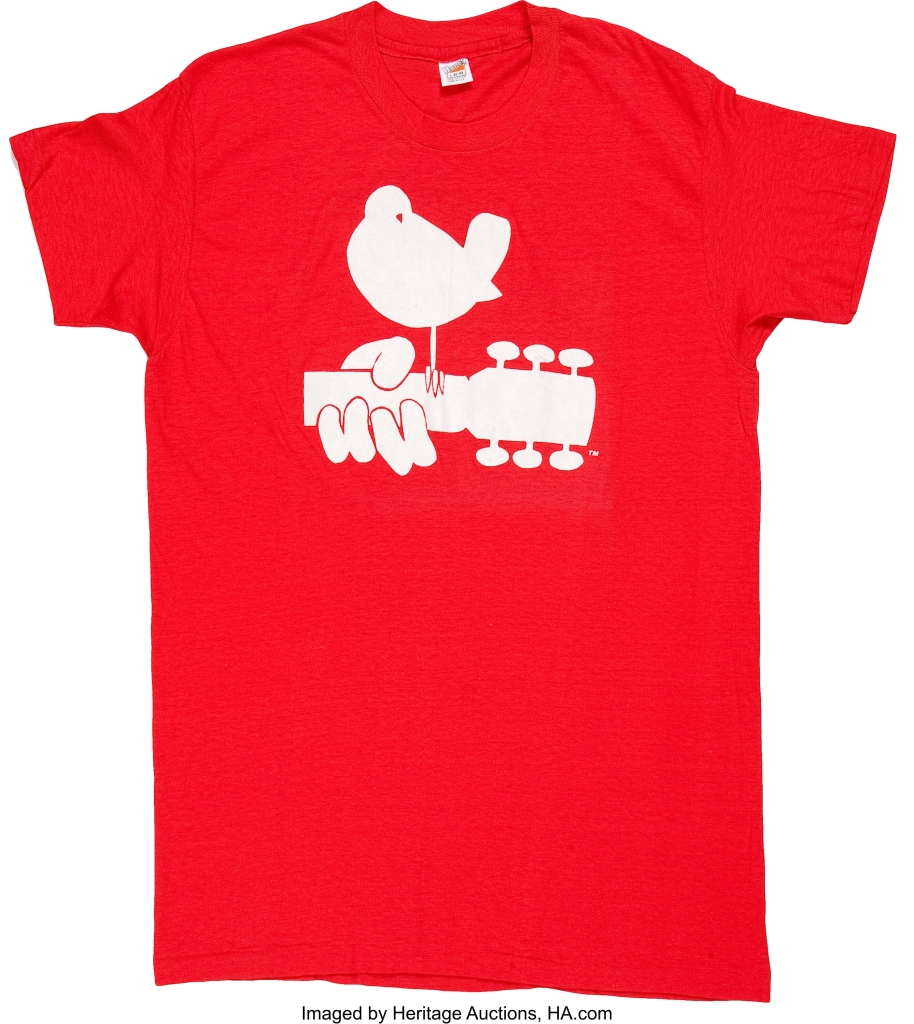 Red Woodstock t-shirt