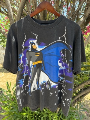 Vintage Batman The Animated Series AOP T Shirt L