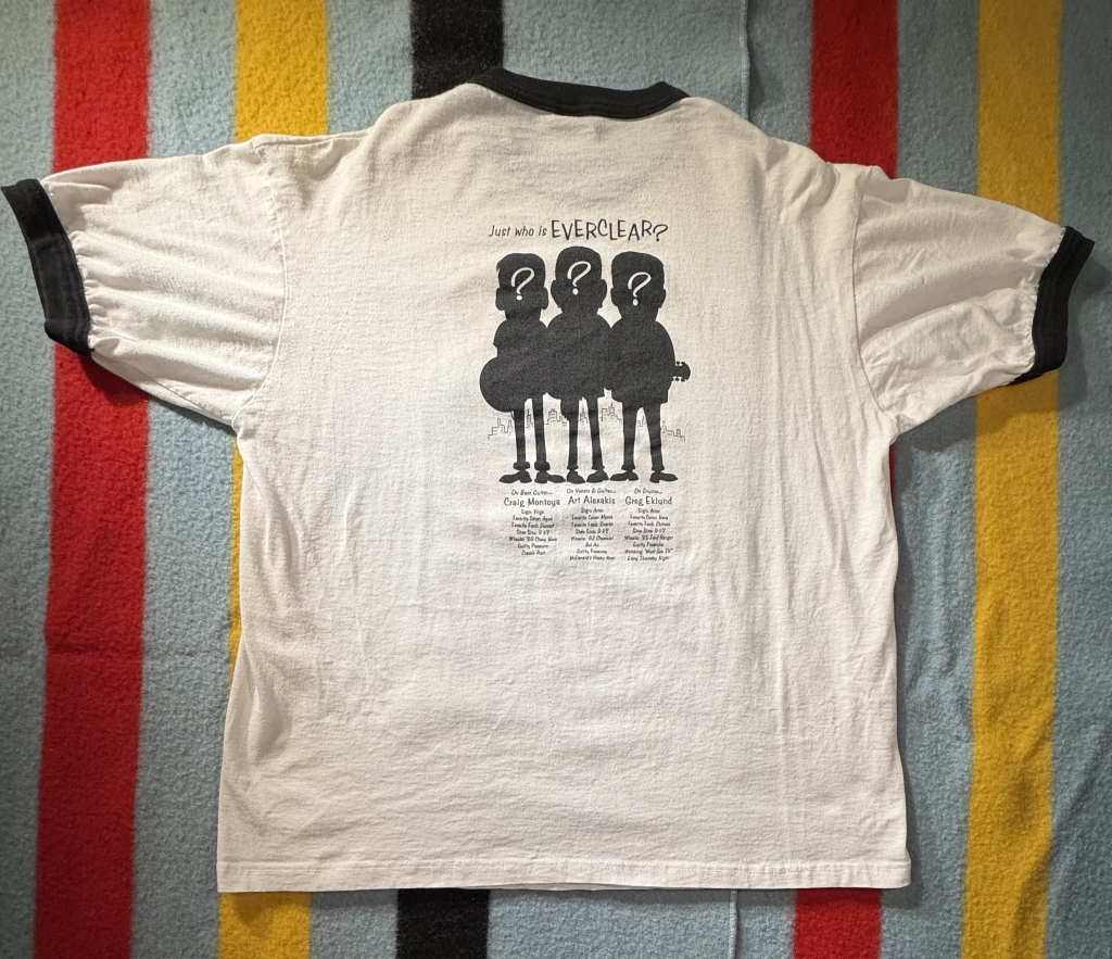 Vintage Everclear concert shirt