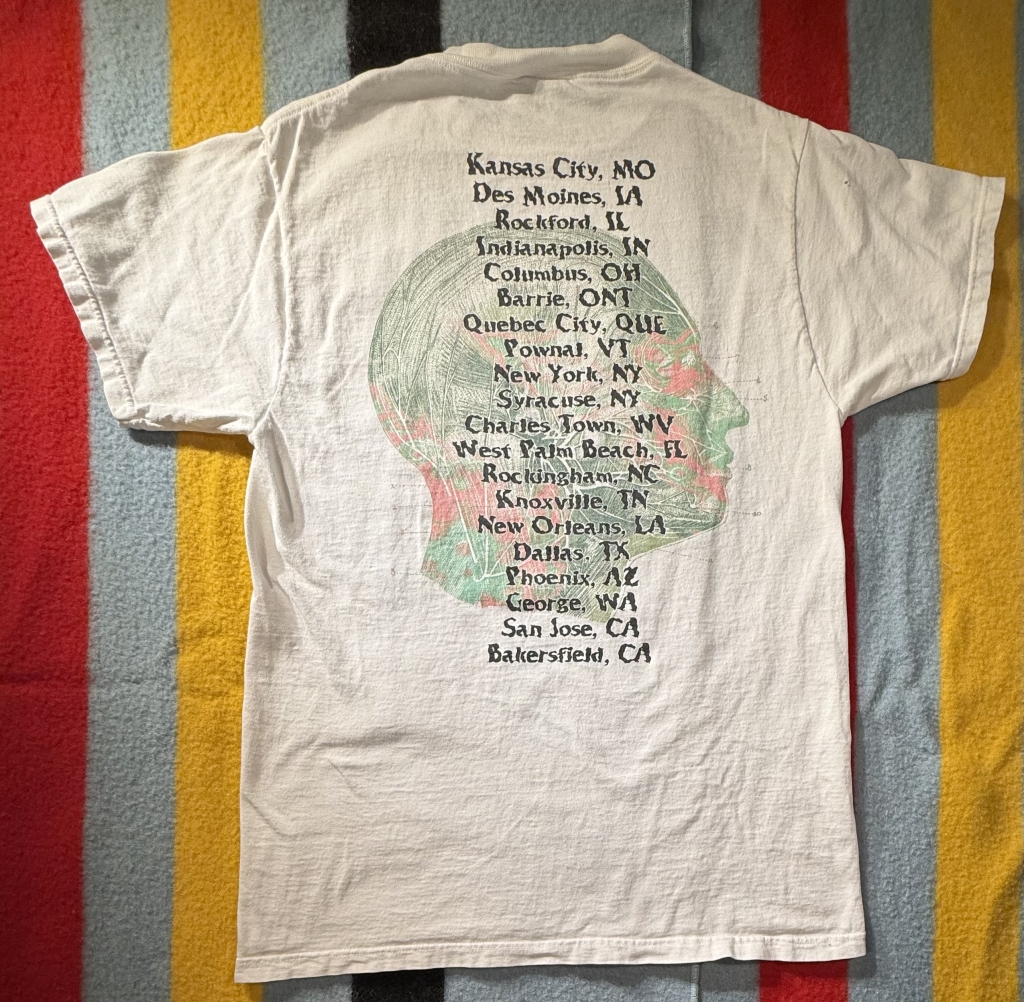 Vintage Lollapalooza concert shirt